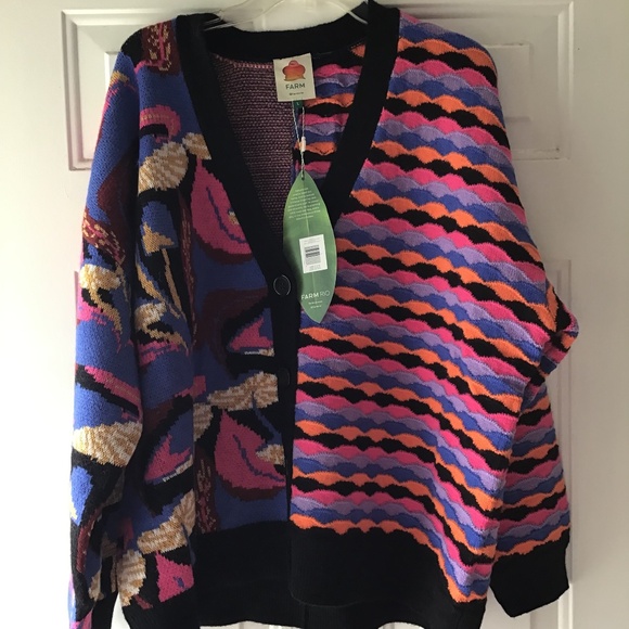 Farm Rio Knit Cardigan in size L - Picture 1 of 6